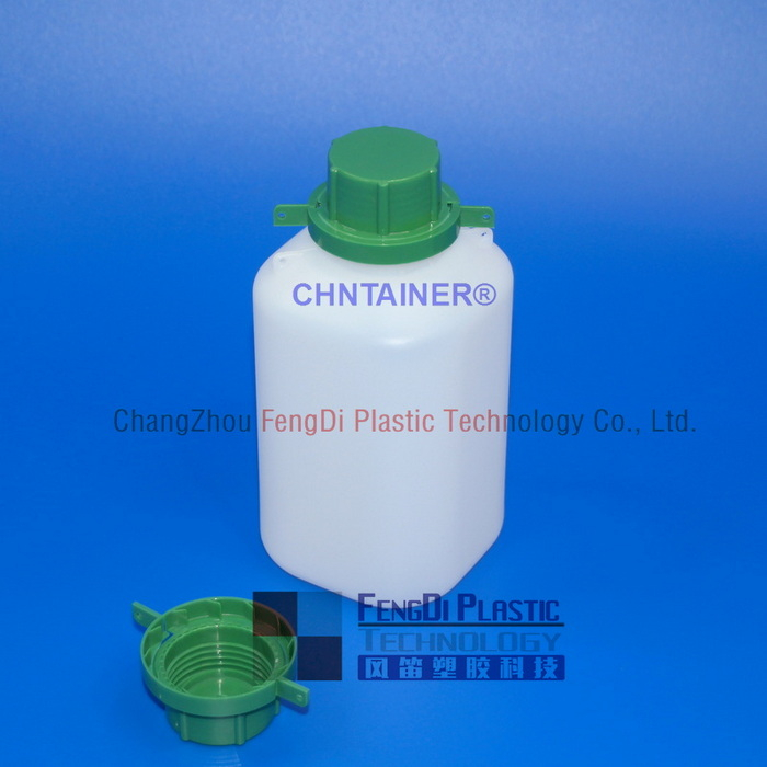 Bouteille d&#39;échantillon de mazout de soute avec bouchon vert 750 ml