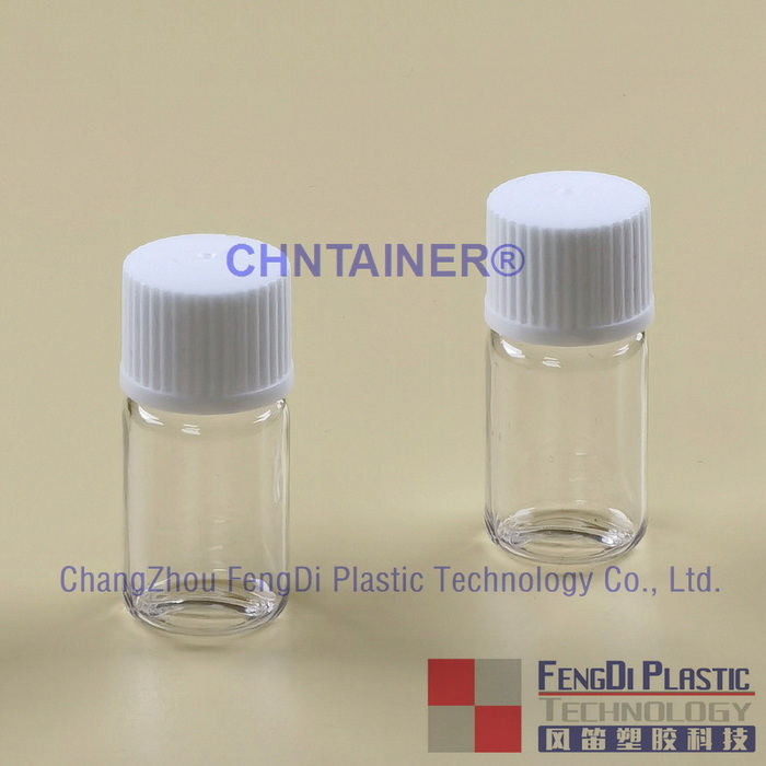 Bouteilles de diagnostic PETG 3ML avec fermeture lignée d'EP