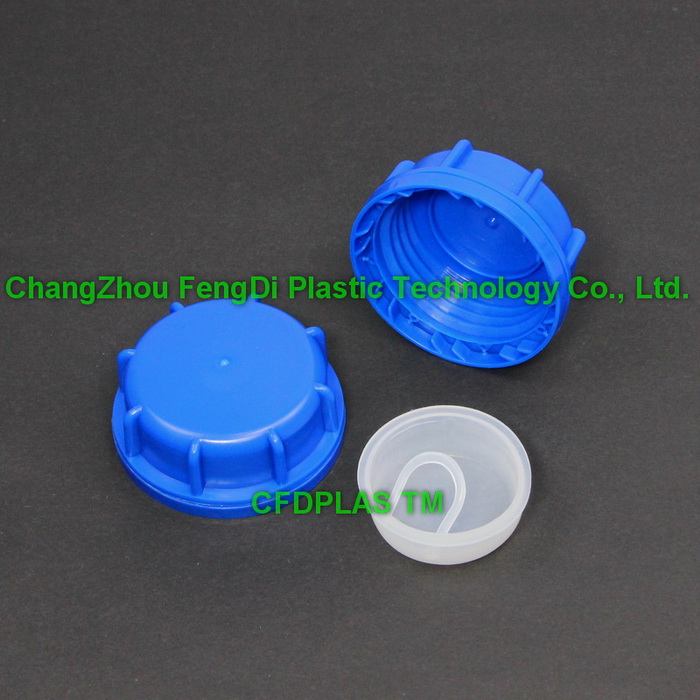 Casque à vis inviolable de 61 mm pour tambours en plastique