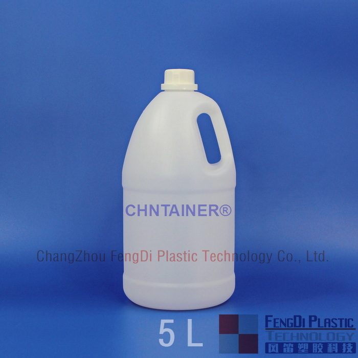  Puche en plastique rond de 5 litres avec poignée latérale moulée