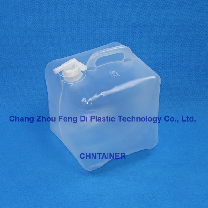 Porte-eau pliable avec poignée supérieure 10L
