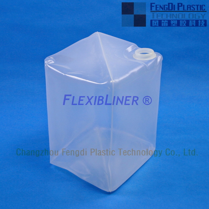 18L LDPE flexible Spouted Intérieure Conteneur pour le métal carré 