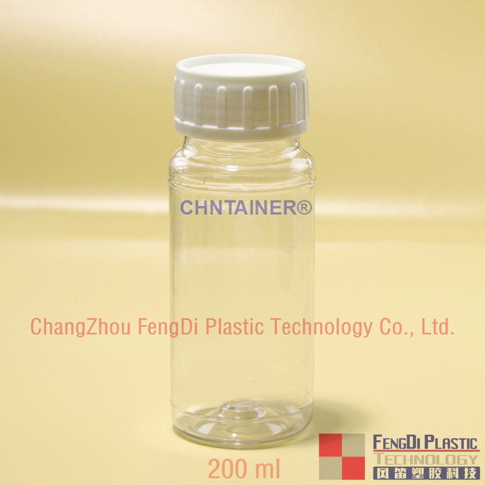 Bouteille chimique de 200 ml de compagnie avec fermeture du joint thermique à induction